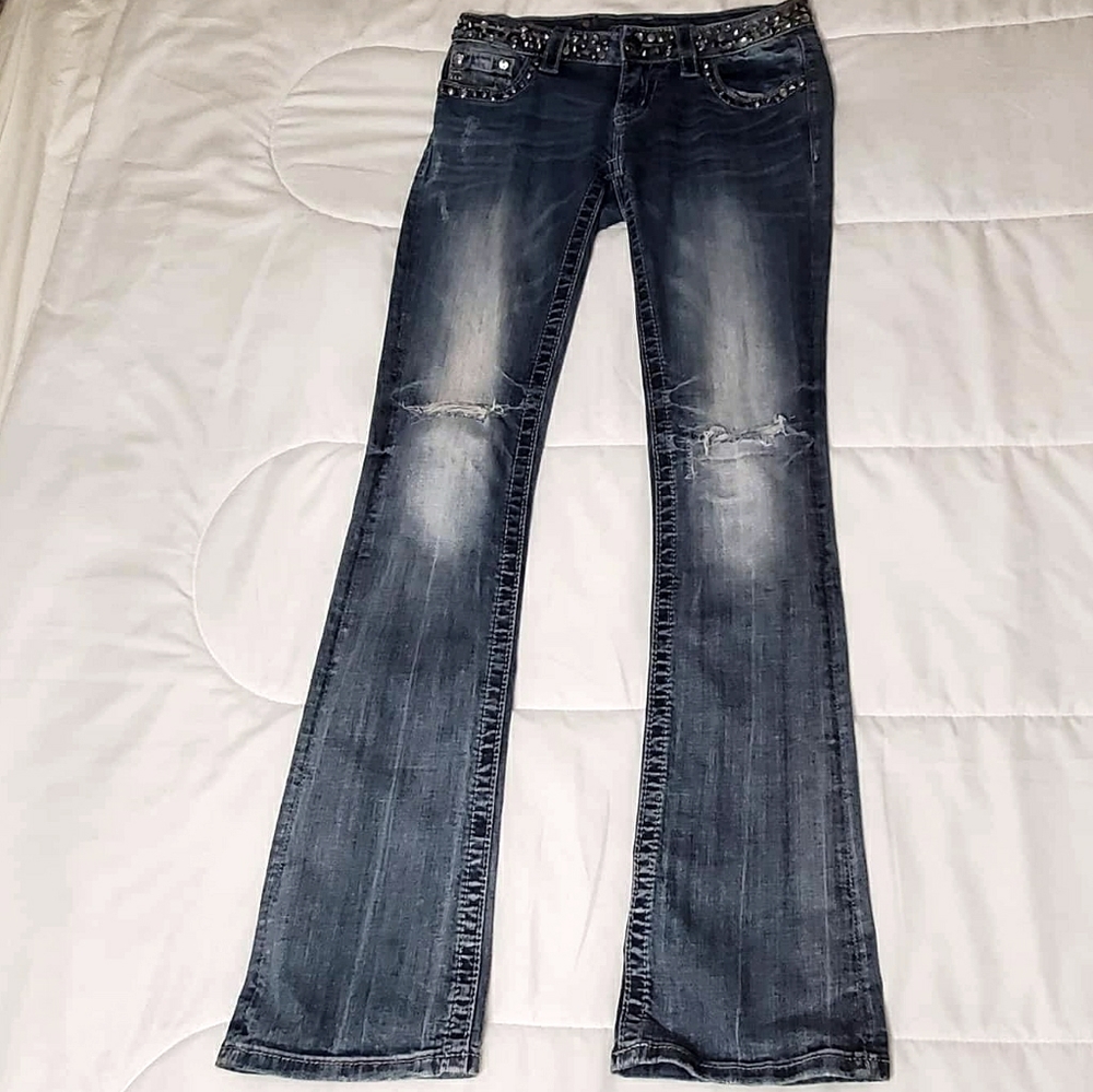 Miss Me 26x33.5 Blue Jeans